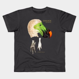 The Dodo of Mauritius - Zoological Drawing Kids T-Shirt